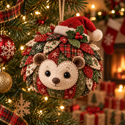 Handmade Woodland Animal Christmas Ornaments