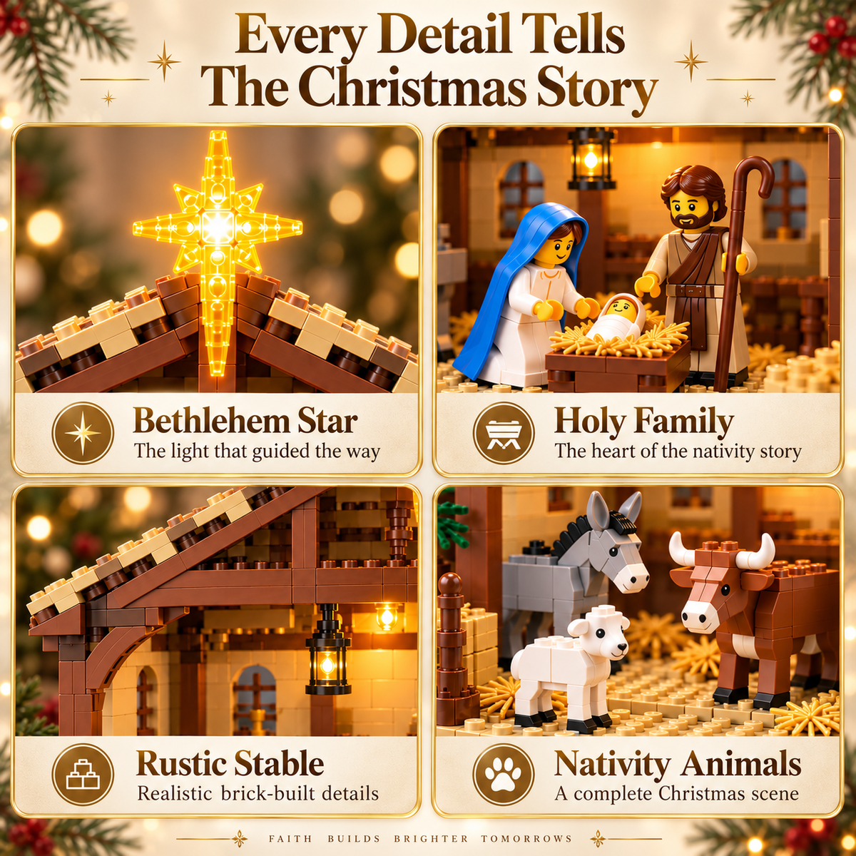 Nativity Building Block Set Details