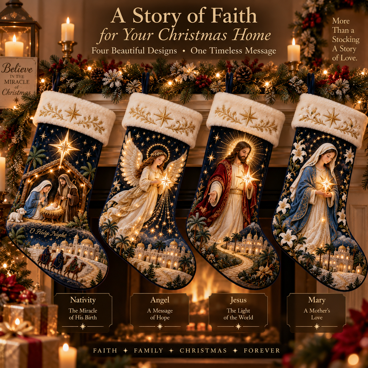 ✨ The Christmas Story Lighted Stocking Collection