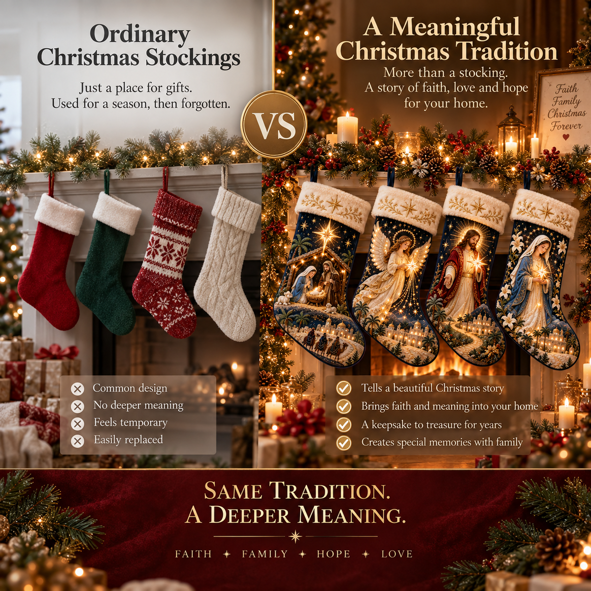 ✨ The Christmas Story Lighted Stocking Collection