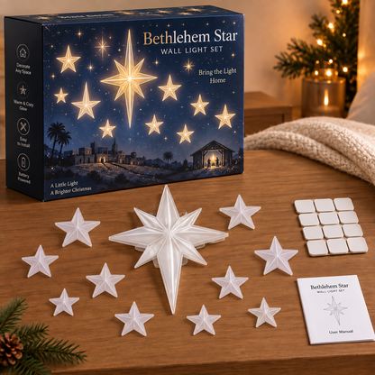 🌟Bethlehem Star Wall Light Set