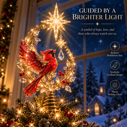 🐦Cardinal Heaven’s Light Tree Topper🌟