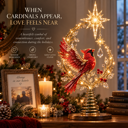 🐦Cardinal Heaven’s Light Tree Topper🌟