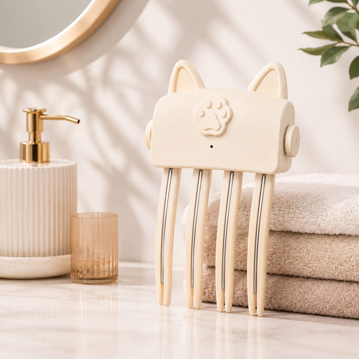 Cat Paw Root Volumizing Heating Comb