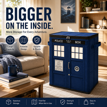 Tardis Foldable Storage Tote