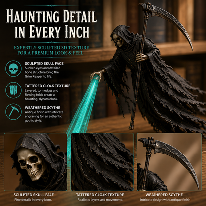 👻👻The Soul Collector — Haunted Reaper Shelf Light