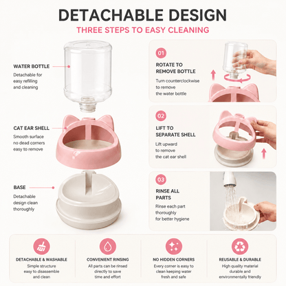 Automatic Self Refill Water Bowl for Cats & Dogs
