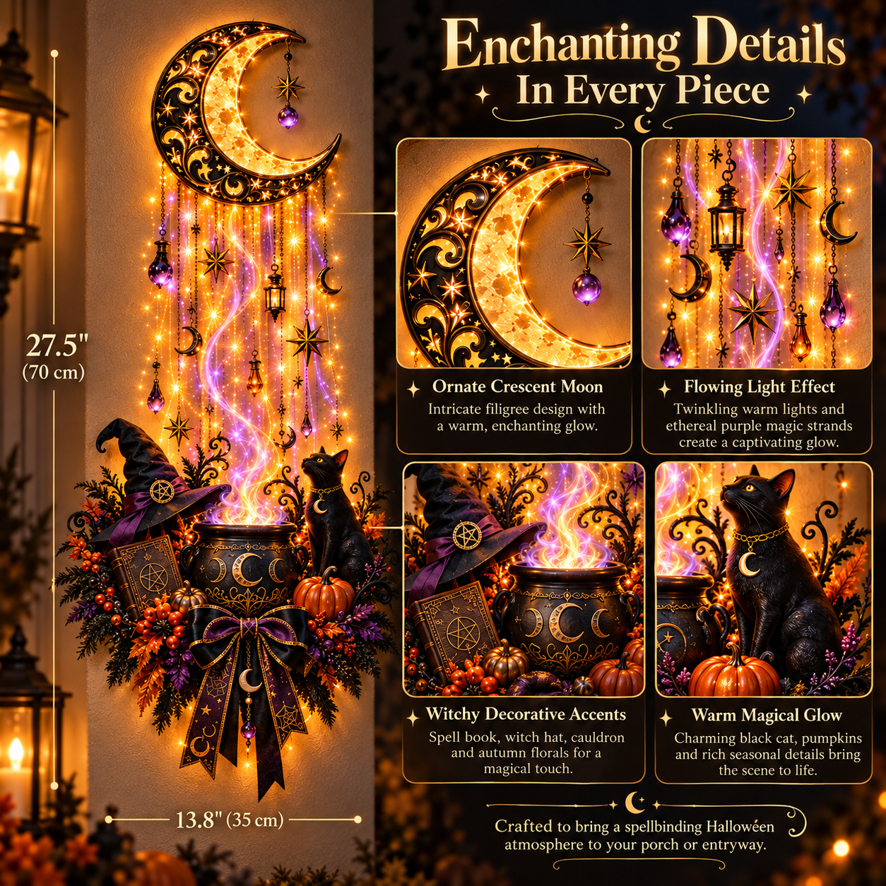 Witch Moonlight Brew decoration details