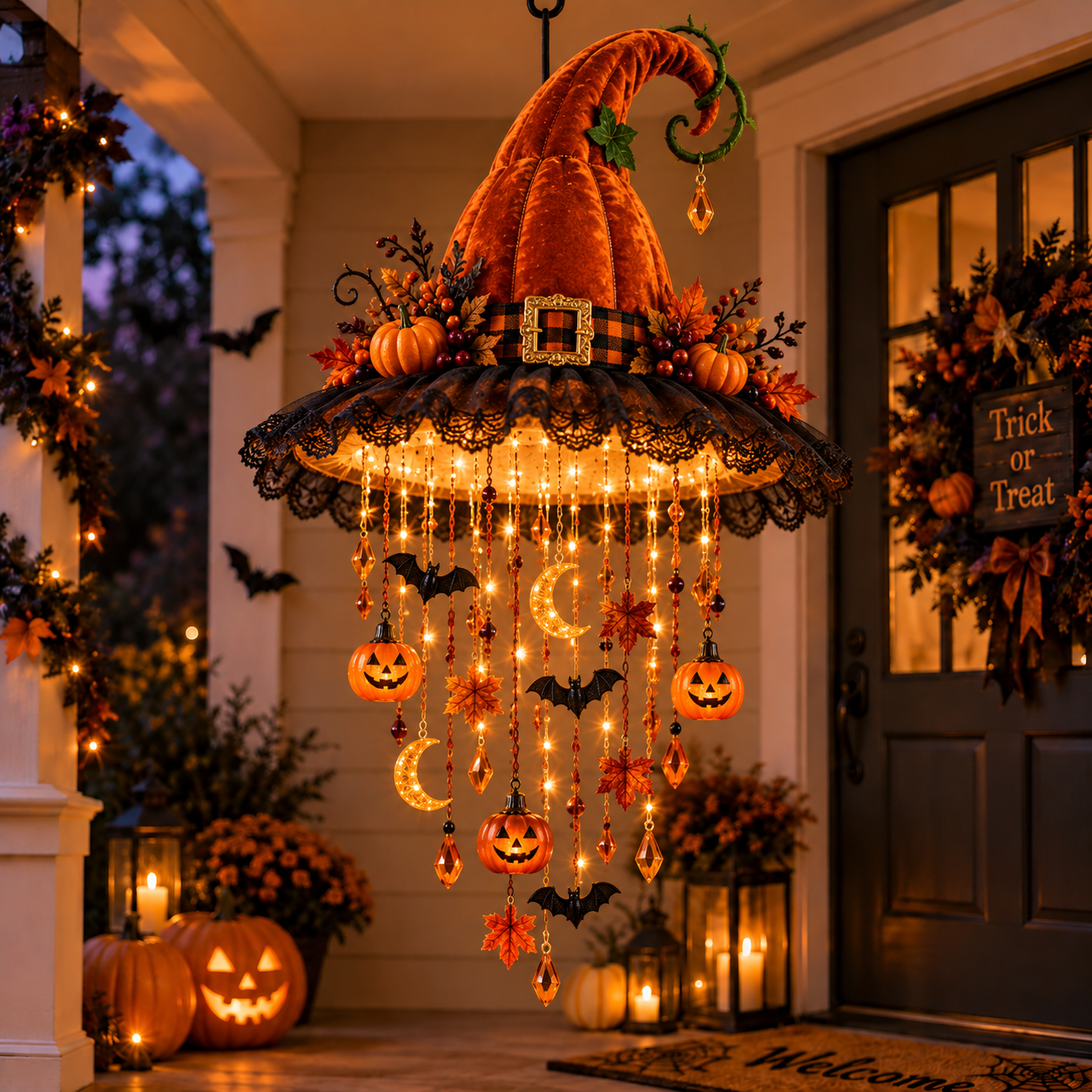 🔥Last Day 49% OFF👻Halloween Magic Cascade Hanging Chandelier🧙