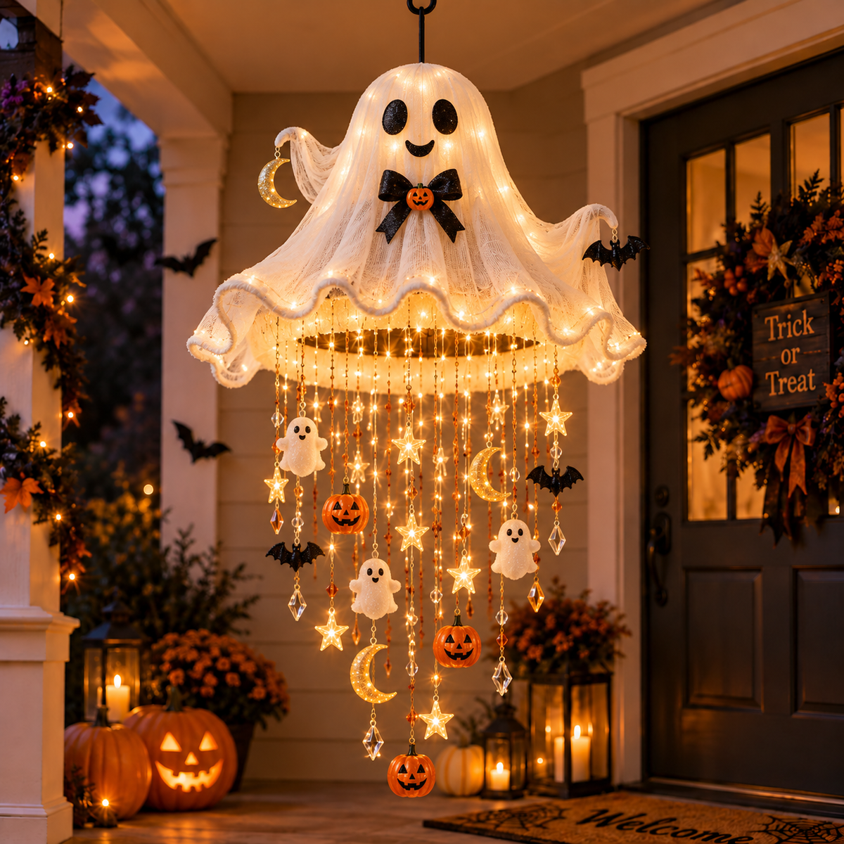 🔥Last Day 49% OFF👻Halloween Magic Cascade Hanging Chandelier🧙