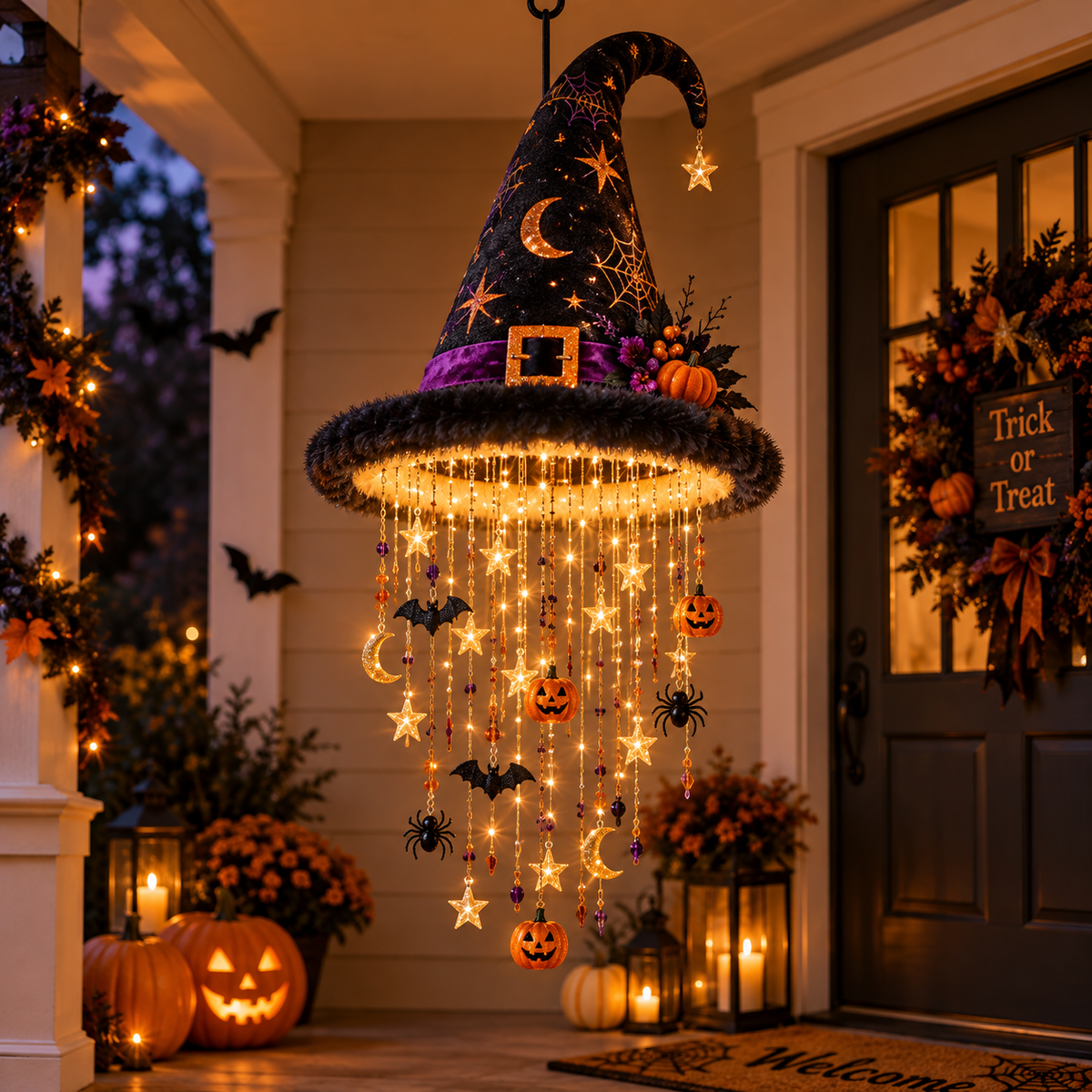 🔥Last Day 49% OFF👻Halloween Magic Cascade Hanging Chandelier🧙