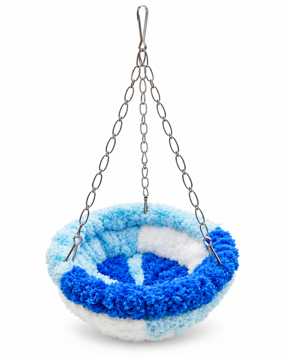 🐦 Limited-time 50% Off! 🧶 Warm Winter Bird Hanging Hammock – Cozy, Soft, Cage Decor ✨