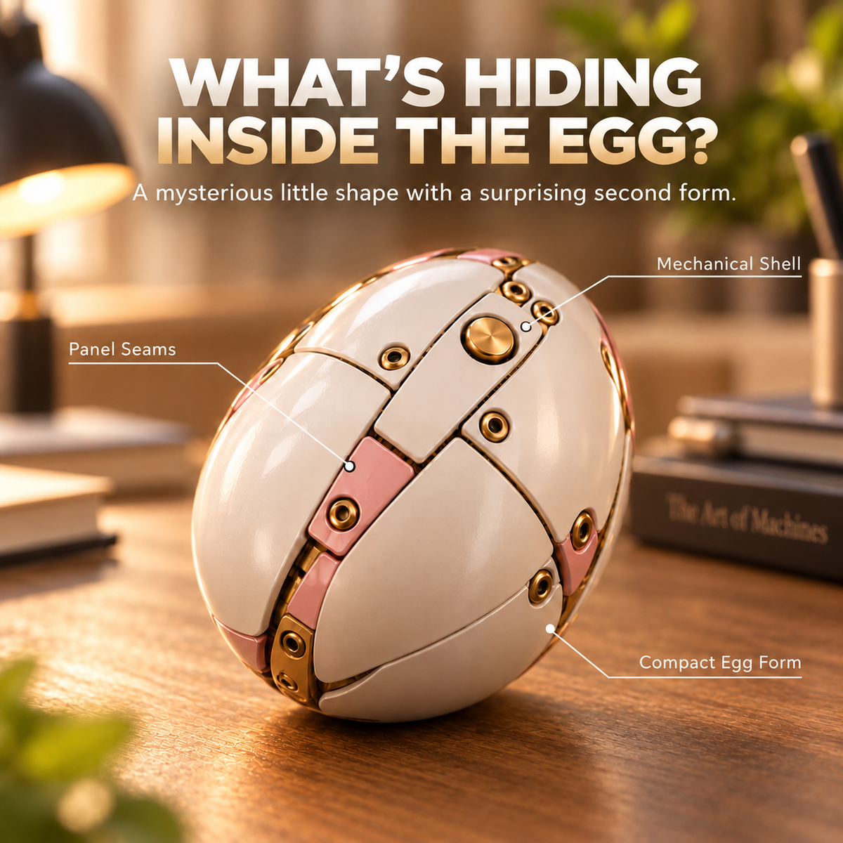 🦄 2-in-1 Transforming Mechanical Unicorn Egg – Winged Fantasy Figure!!!