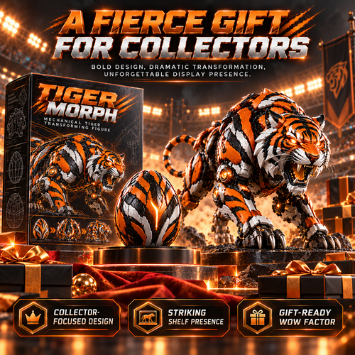 🐯TigerMorph – Egg to Tiger Transforming Mechanical Figure