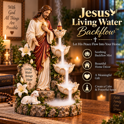 ✨ Faith-Inspired Backflow Collection™ – Peaceful Christian Home Decor