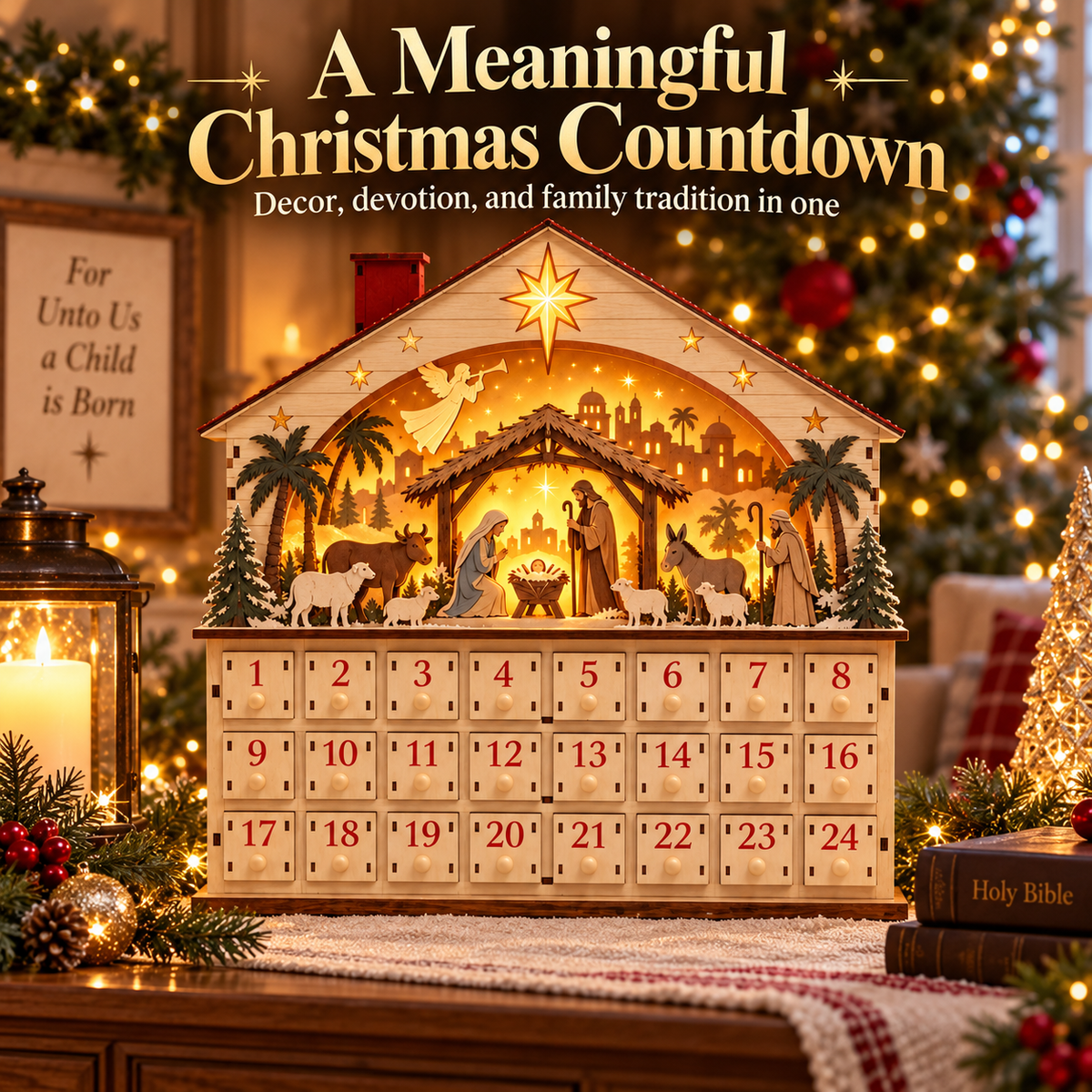 Meaningful Bethlehem Christmas countdown