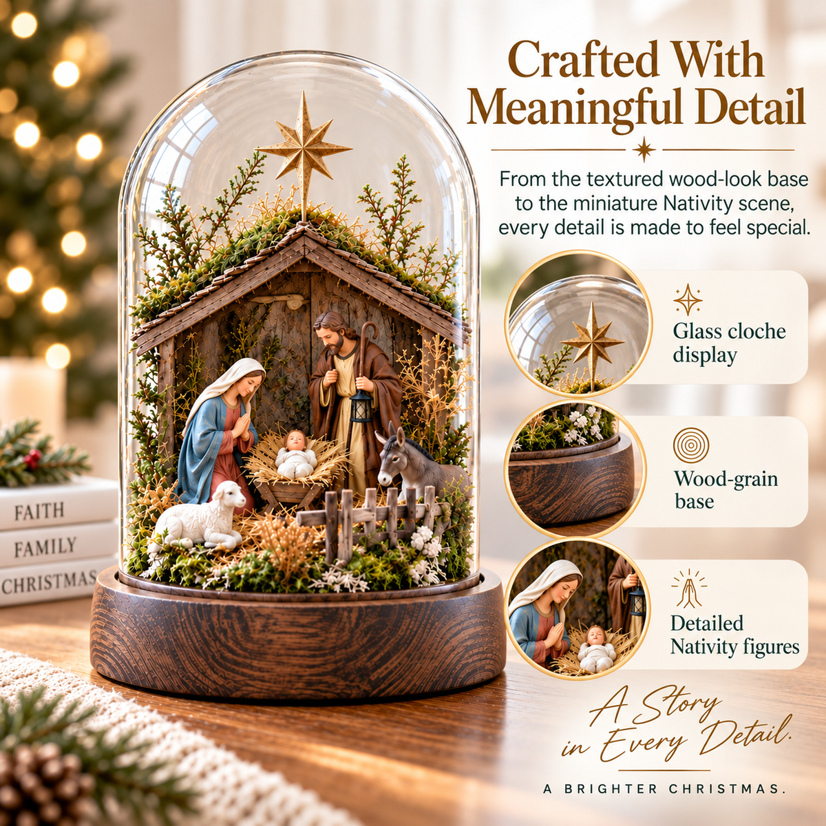 🔥Last Day 49% OFF🔥-✝️Bethlehem Manger Keepsake Light™✨