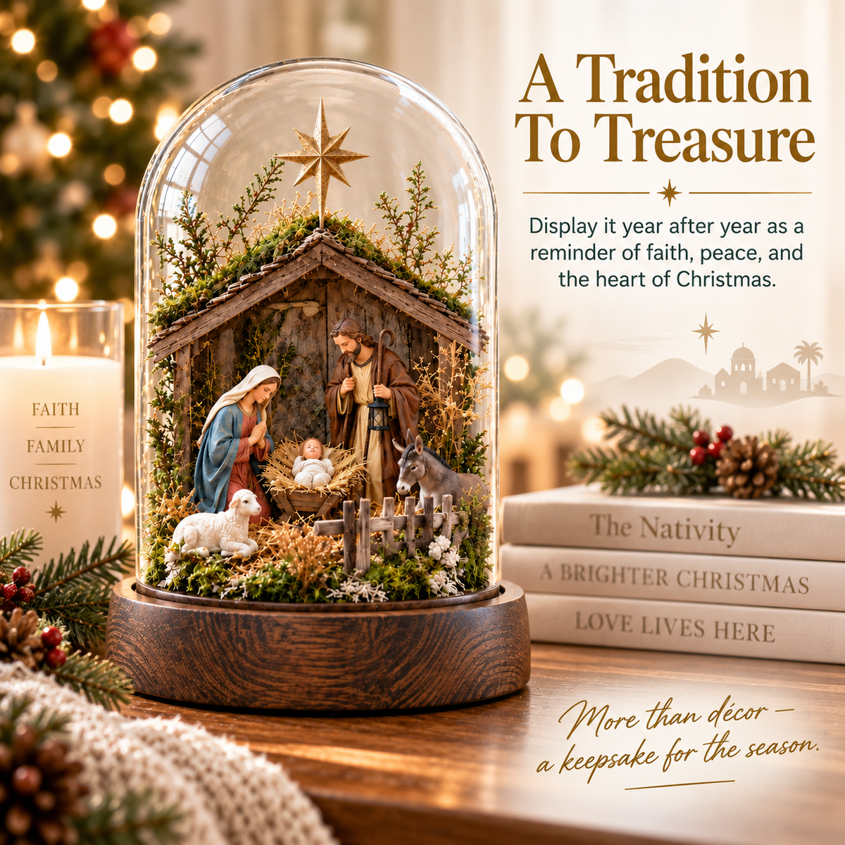 🔥Last Day 49% OFF🔥-✝️Bethlehem Manger Keepsake Light™✨