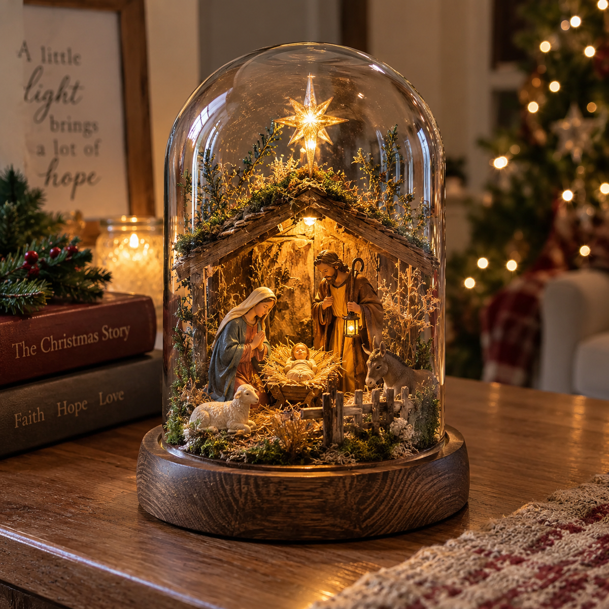 🔥Last Day 49% OFF🔥-✝️Bethlehem Manger Keepsake Light™✨