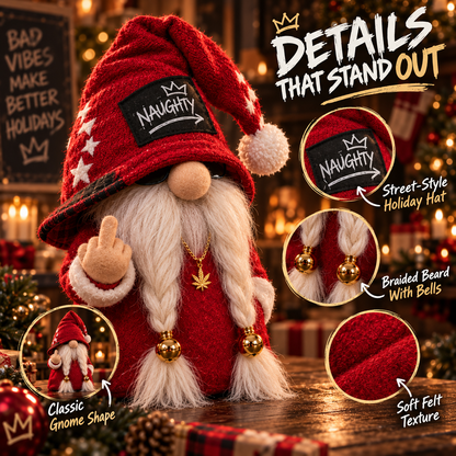 🎄🔥 Christmas Limited Edition – 😎 Naughty Hip-Hop Gnome™ 🎅🎁