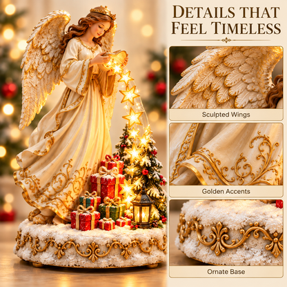 👼✨ Angel’s Cascade of Stars | Lighted Christmas Tabletop Decoration 🎄