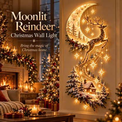 🌙 Reindeer Under the Stars™ – Cozy Christmas Cabin