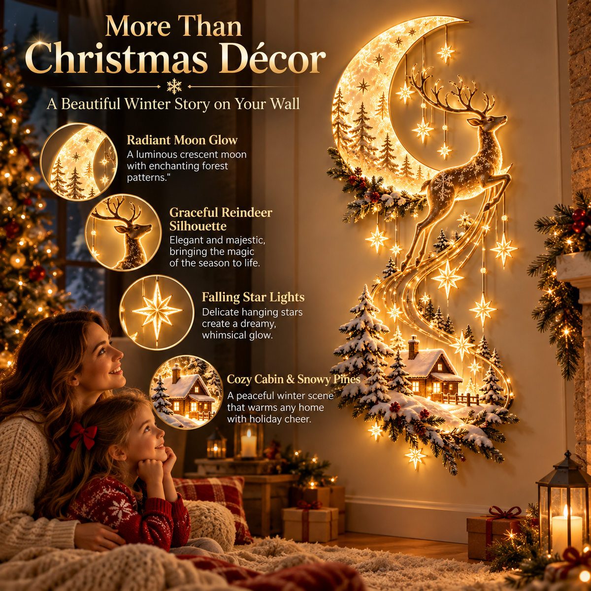 Reindeer Under the Stars visual feature overview
