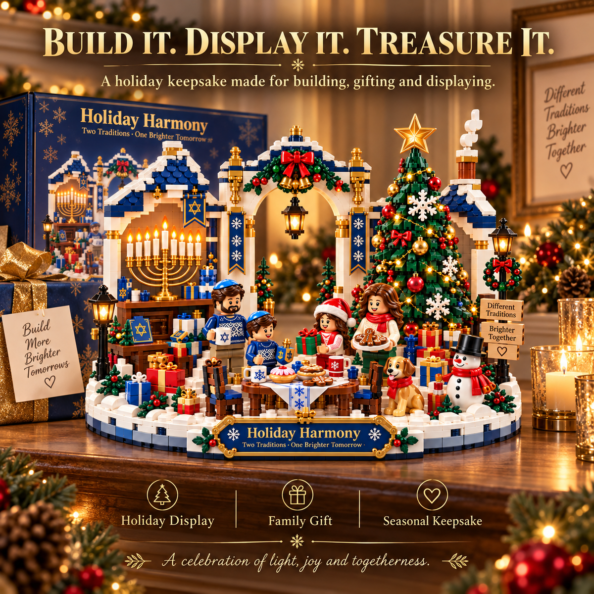 Holiday Harmony gift and display