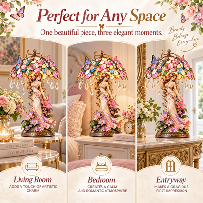 🔥 Last Day 49% OFF🦋 Butterfly Blossom Glow™ – Illuminated Floral Fairy Table Lamp