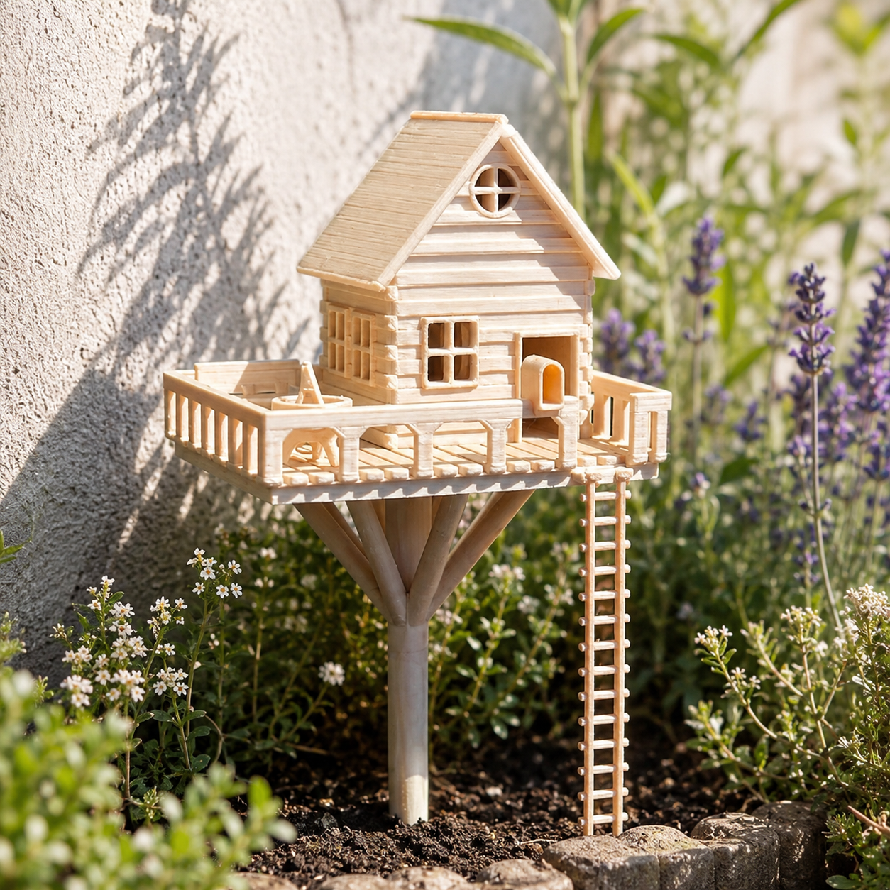 Mini Treehouse Planter Decoration