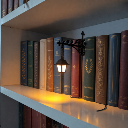 Lanterne de bibliothèque - Éclairage décoratif pour étagère