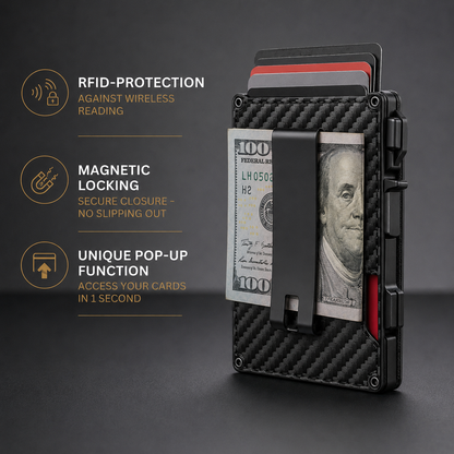 Cotitoc™ Minimalist Wallet - Maximum Capacity. Minimal Footprint.