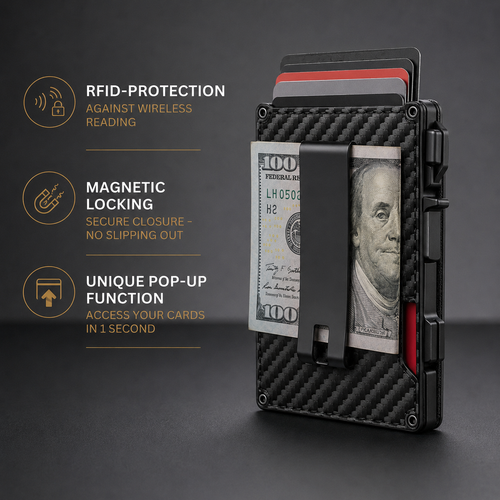 Cotitoc™ Minimalist Wallet - Maximum Capacity. Minimal Footprint.