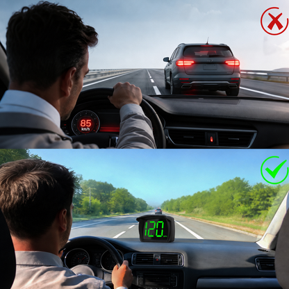 💥VENTE DERNIER JOUR 49% DE RÉDUCTION💥-Compteur de vitesse numérique GPS pour voiture MPH, connexion USB Plug and Play pour voiture, camion, moteur, SUV, tous véhicules