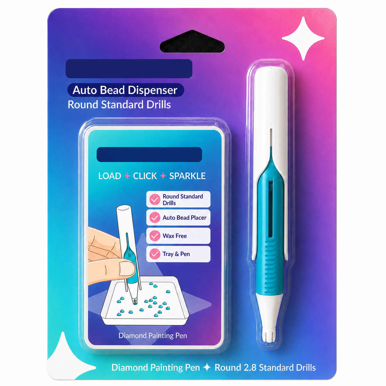 🔥Last Day 50% OFF - 💎 Automatic Diamond Painting Bead dispenser