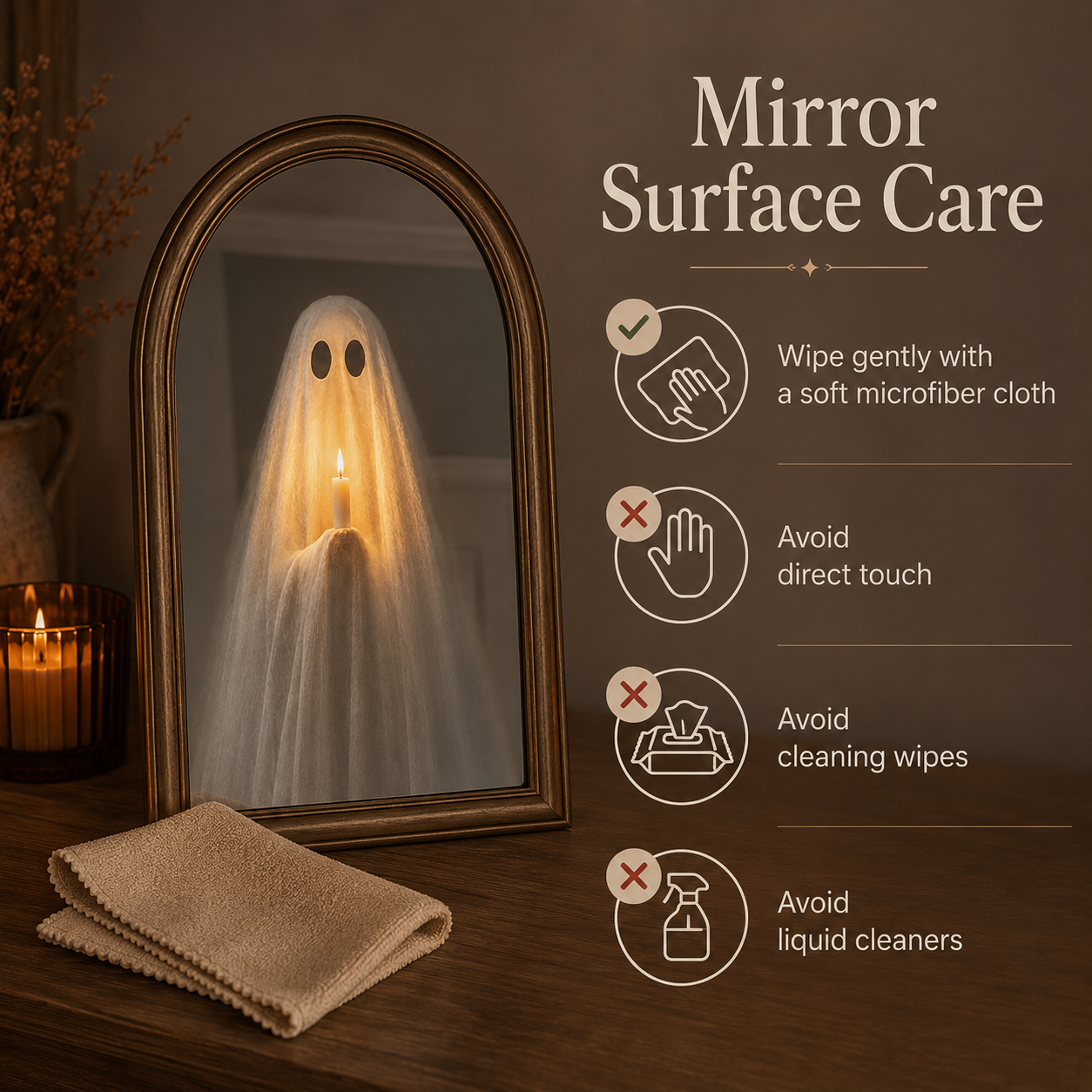 2026 Halloween Hologram Ghost Mirror