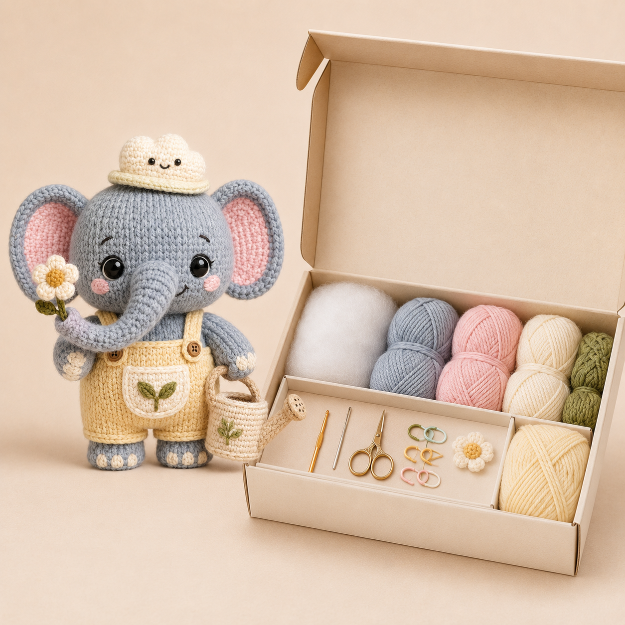 The Little Wildkeepers DIY Knitted Doll Kit Collection