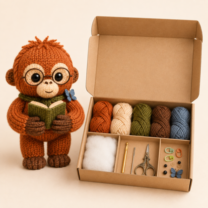 The Little Wildkeepers DIY Knitted Doll Kit Collection