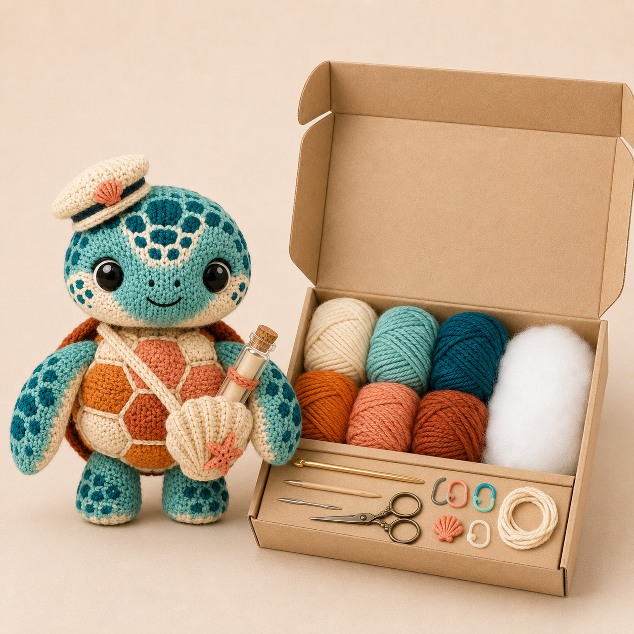 The Little Wildkeepers DIY Knitted Doll Kit Collection