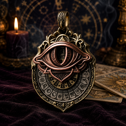 💪Grande Vente ! 🔥49 % DE RABAIS👁️‍🗨️Pendentif de vision de tarot fait à la main : connectez-vous à la sagesse cosmique à tout moment