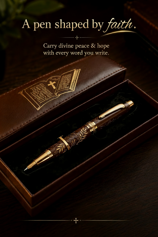 🔥✝️ "God's Blessing" Bible Commemorative Pen🖋️