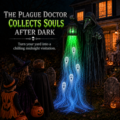 🎃 Halloween Flash Sale – 49% OFF Today Only | Animated Glowing Soul Harvester Yard Decor