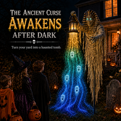 🎃 Halloween Flash Sale – 49% OFF Today Only | Animated Glowing Soul Harvester Yard Decor