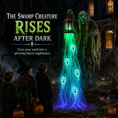 🎃 Halloween Flash Sale – 49% OFF Today Only | Animated Glowing Soul Harvester Yard Decor