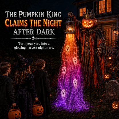 🎃 Halloween Flash Sale – 49% OFF Today Only | Animated Glowing Soul Harvester Yard Decor