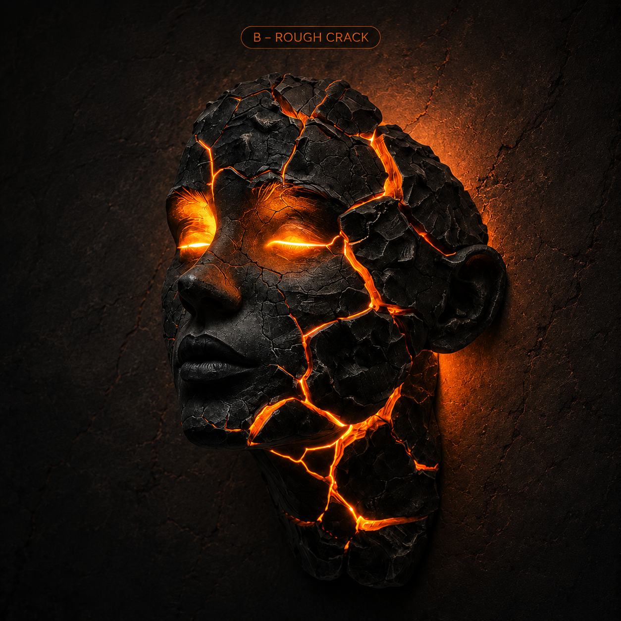 🔥 Cracked Soul Wall Lamp – The Ultimate Gothic & Modern Home Accent