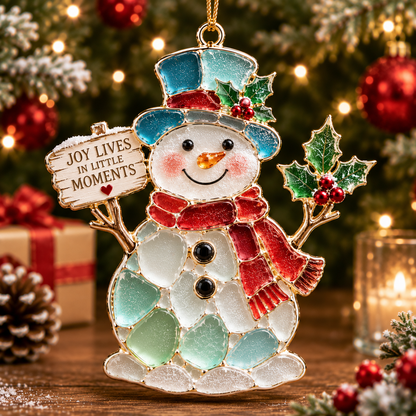 🔥LAST DAY 50% OFF 🎄 Sea Glass Christmas Blessing Ornaments