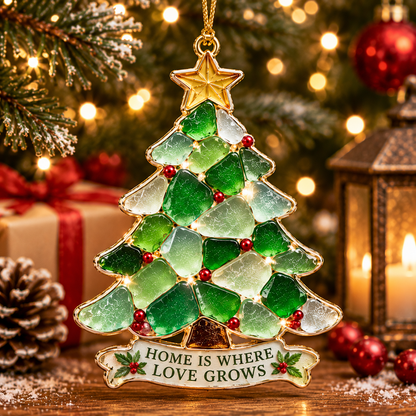 🔥LAST DAY 50% OFF 🎄 Sea Glass Christmas Blessing Ornaments