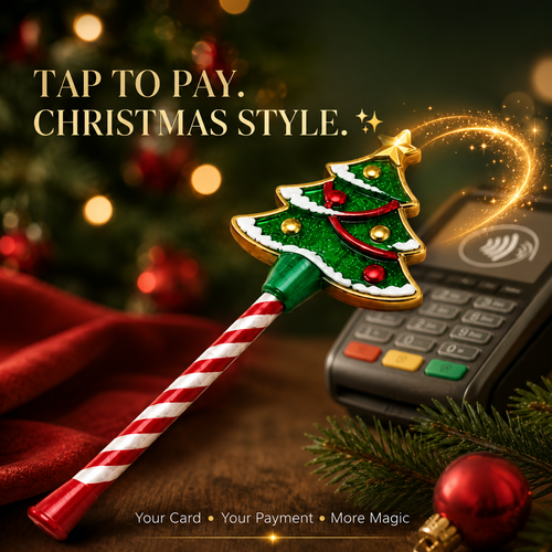 ✨🎄 Christmas Payment Wand – Turn Every Tap Into Holiday Magic