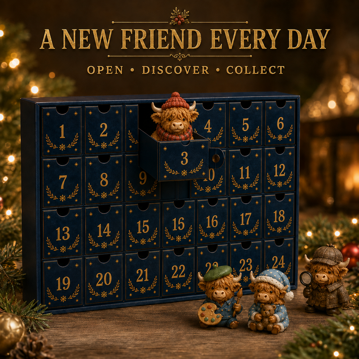 🐮 24 Days of Highland Cow Advent Calendar